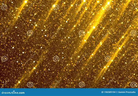 Gold Shiny Flakes Background Filled With Shiny Gold Glitter Coins Or