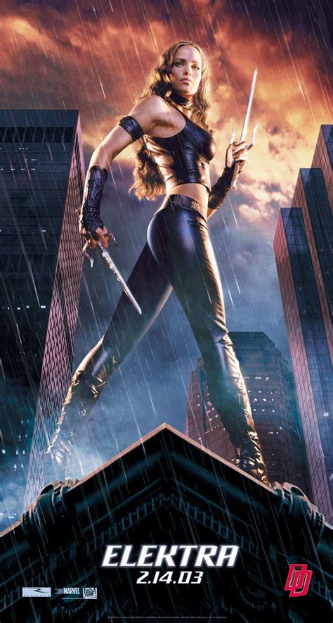 Jennifer Garner Elektra Poster