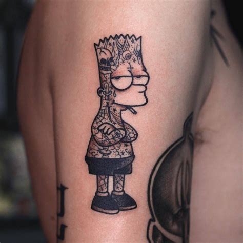 Bart Tattoo Simbolos Tattoo Tattoo Now Leg Tattoos Black Tattoos