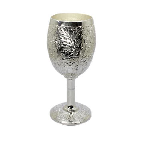 Silver Wine Glass Gahana Online