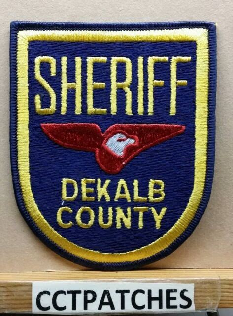 Dekalb County Georgia Sheriff Police Shoulder Patch Ga Ebay