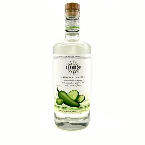 Buy 21 Seeds Cucumber Jalapeno Tequila Each Fridley Liquor
