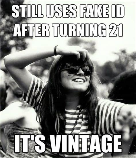 Hilarious Turning 21 Meme Picture Quotesbae