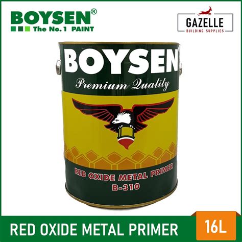 Boysen Red Oxide Metal Primer 16l Shopee Philippines