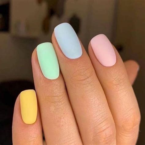 Beautiful Multi Colored Nails Designs For Summer The Glossychic