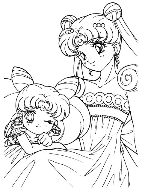Files are high resolution printable images at 350 dpi. Free Printable Sailor Moon Coloring Pages For Kids