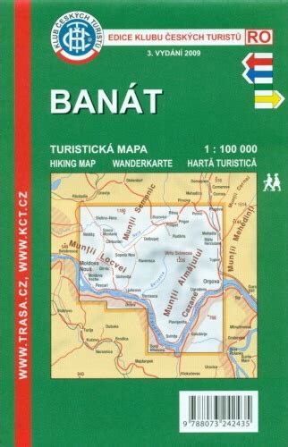 Banat Banát Mapa Turystyczna 1100 000 Mapy Internetowa