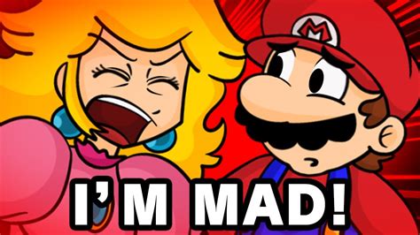 Mario Makes Princess Peach Mad Youtube
