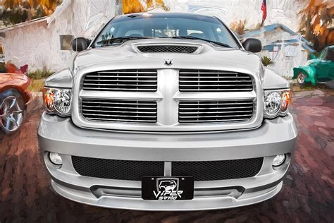 2004 Dodge Ram Srt 10 Viper Truck Painted Photograph By Rich Franco