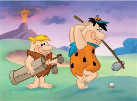 Hanna Barbera Fred And Barney Golfin Flintstones Anima
