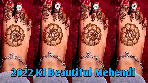 Mehandi Pair Ki Designfeet Mehndi Design Pairon Ki Mehndi पैरों की मेहंदी Achi Si Mehendi