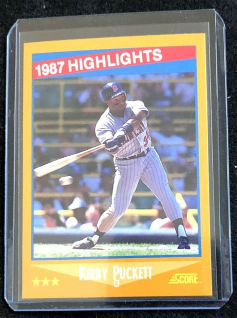 Kirby Puckett Highlights 653 Prices 1988 Score Baseball Cards