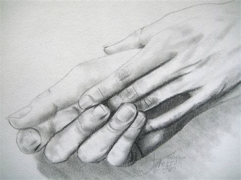 Holding Hands Drawing Romantic Couple Holding Hands Pencil Sketch