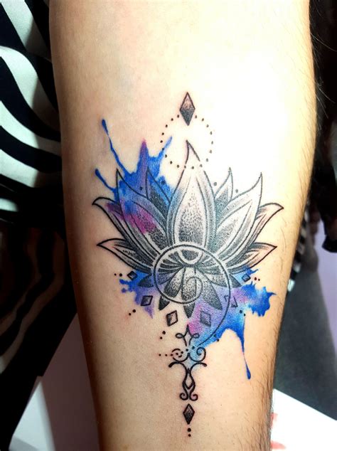 Lotus Watercolor Tattoo Images The Style Inspiration