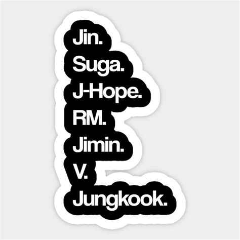 Bts Members Names With Pictures Luv Kpop