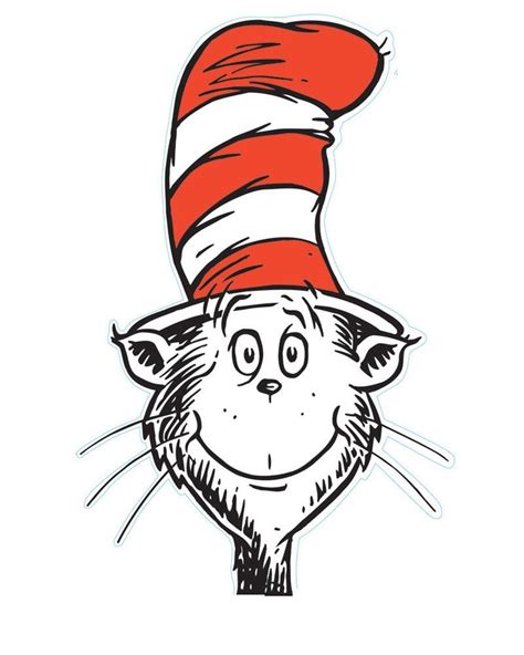 Printable Dr Seuss Hat Template Printable Words Worksheets