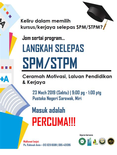Halatuju pendidikan selepas spm, apa nak buat selepas mendapat keputusan spm, sambung belajar di mana selepas spm, pilihan pengajian selepas tamat sijil pelajaran malaysia Ke Mana Selepas SPM/ STPM? - Sarawak News Network