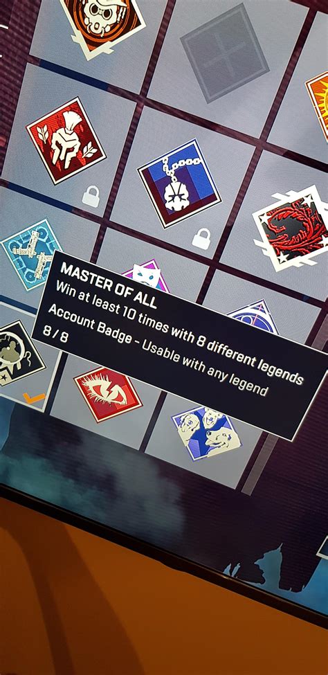 Finally Unlocked The Master Of All Badge Rapexlegends