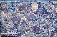Marquette University Campus Map – Map VectorCampus Map