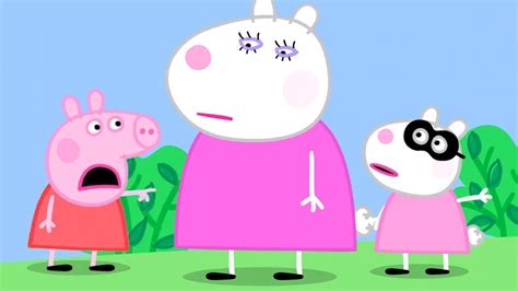 Peppa is a loveable, cheeky little piggy who lives with her little brother george, mummy pig and. Peppa Pig Official Channel | Peppa Pig and Suzy Sheep's ...