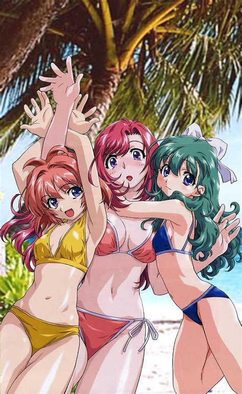 Uon Taraku Kazami Mizuho Miyafuji Miina Onodera Karen Onegai Twins Highres 00s 3girls