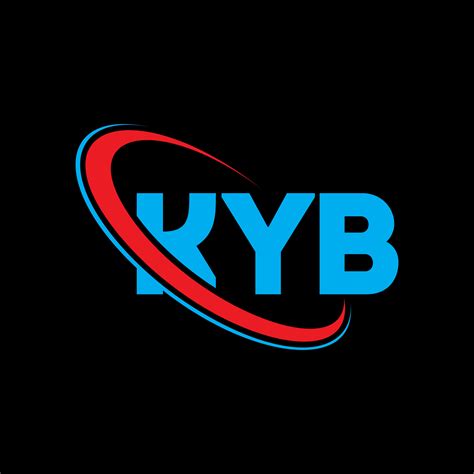 logotipo de kyb carta kyb diseño del logotipo de la letra kyb logotipo de las iniciales kyb