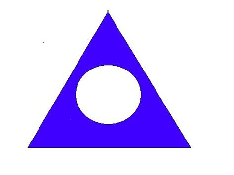 Triangle With Circle Inside Symbol Clipart Best