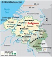 Belgium Map - Map of Belgium, Belgium Outline Map - World Atlas