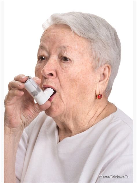 Grandma Inhaler Meme Spiral Notebook For Sale By Memestickersco