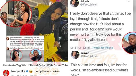 Funnymike Is Flying ️ Out Cjsocool New Girlfriend😳jaliyah Goes Off On