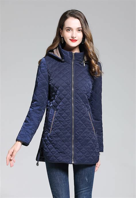 Cheap 2020 Burberry Diamond Quilted Down Jackets With Detachable Hood ...