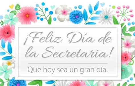 No me entero por el ht, pero sí por páginas promocionadas de condones y hoteles. Feliz Día de la Secretaria 2021: Imágenes bonitas con ...