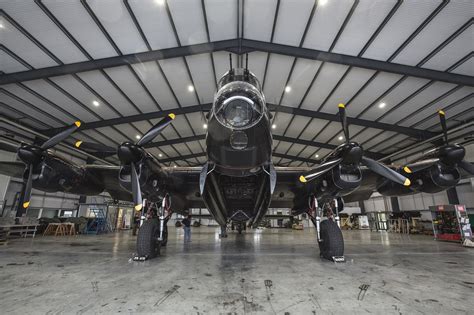 Airshow News Winter Maintenance On Rare Lancaster Aircraft Can Be Seen