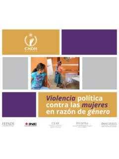 Violencia política contra las mujeres en razón de CNDH