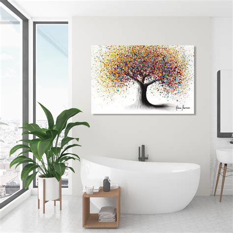 Rainbow Soul Tree Inspirational Art Nature Canvas Prints Etsy