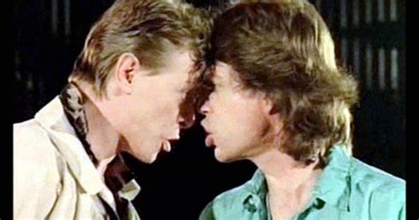 June 1985 David Bowie And Mick Jagger Record Dancing In The Street