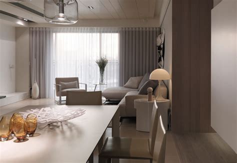 Neutral Contemporary Apartment by W.C.H Design Studio