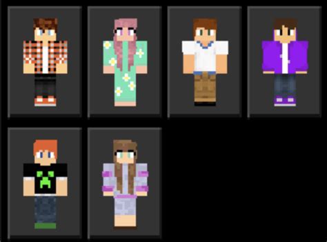 Casual Styles Minecraft Skin Pack 116067 1160 115 114 113
