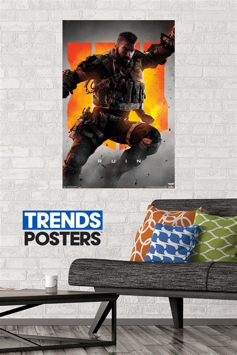 Call Of Duty Black Ops 4 Ruin Key Art Poster Ebay