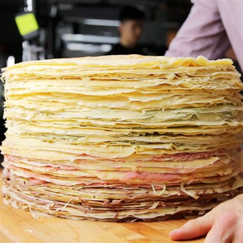 Layer Giant Crepe Cake Recipe By Maklano