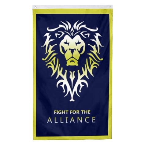 Fight For The Alliance Flag Banner