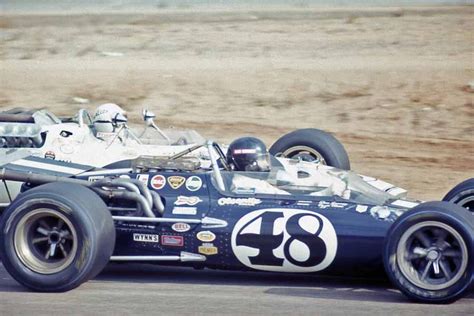 Dan Gurney At The 1968 Rex Mays 300 Dan Won From Pole In One Of His