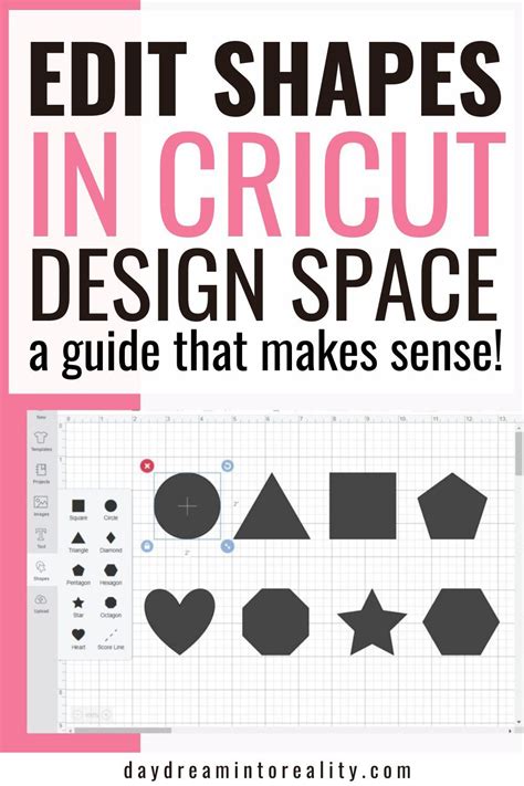 Edit Shapes In Cricut Design Space Cut Out Text Artofit