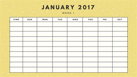 Customize 58 Weekly Calendar Templates Online Canva