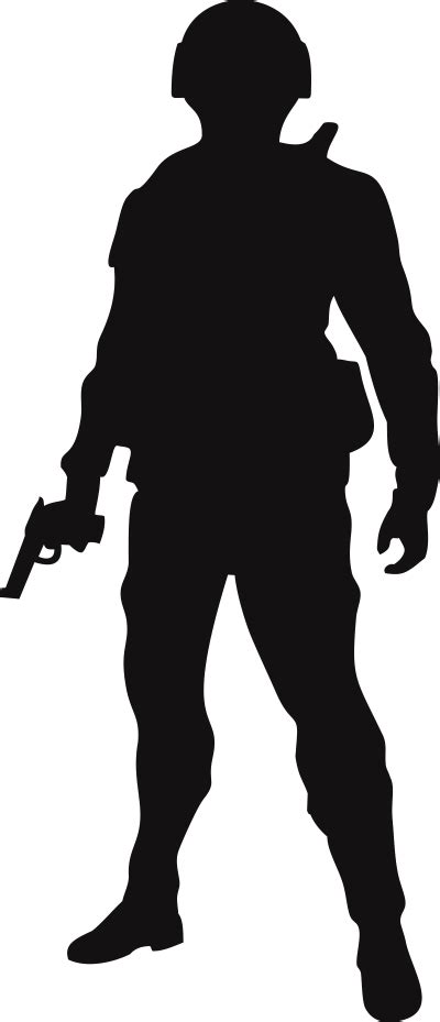 Soldier Silhouette 12 Decal Military Graphics