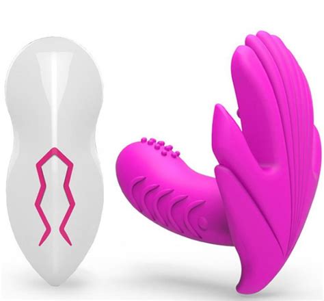 Wholesale Shop Female Invisible Shell Butterfly Dildo Underwear Strapless Penis Waterproof