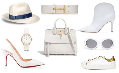 Tendenze moda primavera estate 2019: 25 accessori bianchi da non perdere
