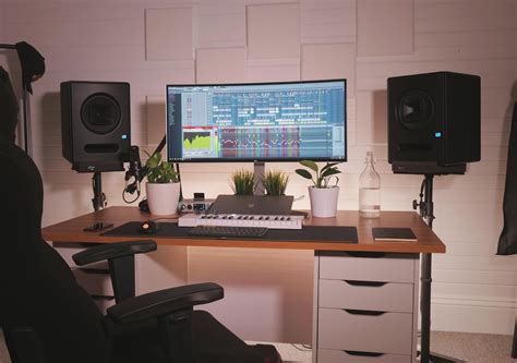 Bedroom Studio For Music Production Programming And Video Editing