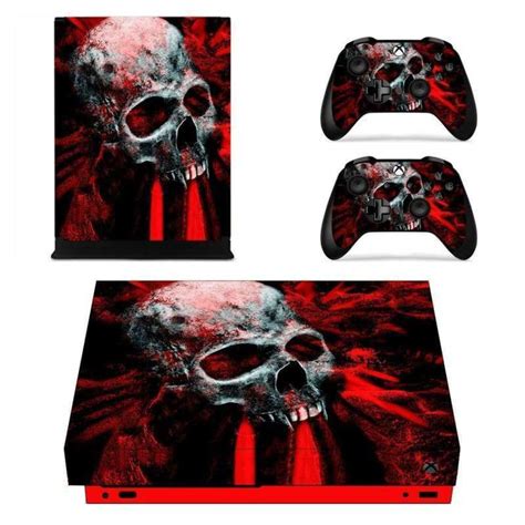 Bloody Skull Xbox One X Skin Sticker Cover