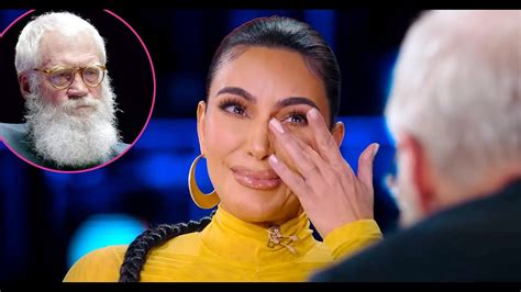 kim kardashian breaks down crying in david letterman interview trailer for his netflix show